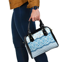 Oktoberfest Bavarian Heritage Shoulder Handbag Edelweiss Beer Festival Blue Pattern