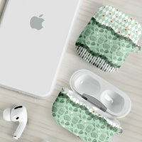 Oktoberfest Bavarian Heritage AirPods Case Edelweiss Beer Festival Green Pattern