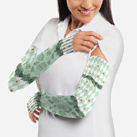 Oktoberfest Bavarian Heritage Arm Sleeves Edelweiss Beer Festival Green Pattern