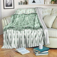 Oktoberfest Bavarian Heritage Blanket Edelweiss Beer Festival Green Pattern