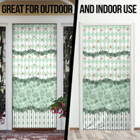 Oktoberfest Bavarian Heritage Door Cover Edelweiss Beer Festival Green Pattern