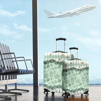 Oktoberfest Bavarian Heritage Luggage Cover Edelweiss Beer Festival Green Pattern