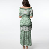 Oktoberfest Bavarian Heritage Puletasi Edelweiss Beer Festival Green Pattern