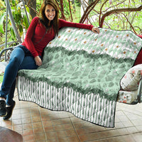 Oktoberfest Bavarian Heritage Quilt Edelweiss Beer Festival Green Pattern