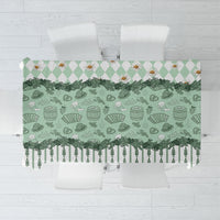 Oktoberfest Bavarian Heritage Tablecloth Edelweiss Beer Festival Green Pattern