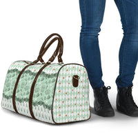Oktoberfest Bavarian Heritage Travel Bag Edelweiss Beer Festival Green Pattern