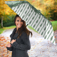Oktoberfest Bavarian Heritage Umbrella Edelweiss Beer Festival Green Pattern