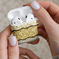 Oktoberfest Bavarian Heritage AirPods Case Edelweiss Beer Festival Gold Pattern