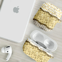 Oktoberfest Bavarian Heritage AirPods Case Edelweiss Beer Festival Gold Pattern