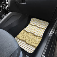 Oktoberfest Bavarian Heritage Car Mats Edelweiss Beer Festival Gold Pattern