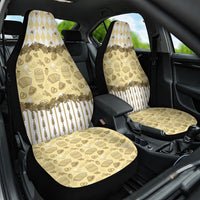Oktoberfest Bavarian Heritage Car Seat Cover Edelweiss Beer Festival Gold Pattern