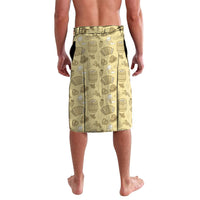 Oktoberfest Bavarian Heritage Lavalava Edelweiss Beer Festival Gold Pattern