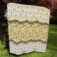 Oktoberfest Bavarian Heritage Quilt Edelweiss Beer Festival Gold Pattern