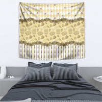 Oktoberfest Bavarian Heritage Tapestry Edelweiss Beer Festival Gold Pattern