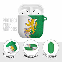 Radnorshire Wales AirPods Case Map and Emblem Celtic Style - Wonder Print Shop