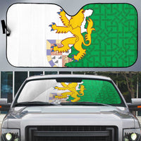 Radnorshire Wales Auto Sun Shade Map and Emblem Celtic Style - Wonder Print Shop