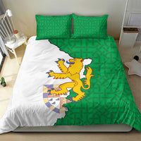 Radnorshire Wales Bedding Set Map and Emblem Celtic Style - Wonder Print Shop