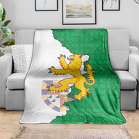 Radnorshire Wales Blanket Map and Emblem Celtic Style - Wonder Print Shop