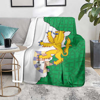 Radnorshire Wales Blanket Map and Emblem Celtic Style - Wonder Print Shop