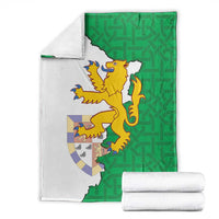 Radnorshire Wales Blanket Map and Emblem Celtic Style - Wonder Print Shop