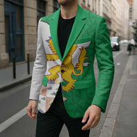 Radnorshire Wales Blazer Map and Emblem Celtic Style - Wonder Print Shop