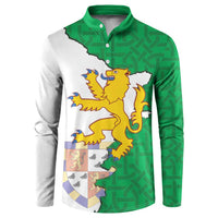 Radnorshire Wales Button Sweatshirt Map and Emblem Celtic Style - Wonder Print Shop