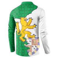 Radnorshire Wales Button Sweatshirt Map and Emblem Celtic Style - Wonder Print Shop