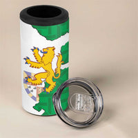 Radnorshire Wales 4 in 1 Can Cooler Tumbler Map and Emblem Celtic Style - Wonder Print Shop