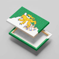 Radnorshire Wales Canvas Wall Art Map and Emblem Celtic Style - Wonder Print Shop