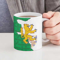 Radnorshire Wales Ceramic Mug Map and Emblem Celtic Style - Wonder Print Shop