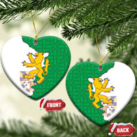 Radnorshire Wales Ceramic Ornament Map and Emblem Celtic Style - Wonder Print Shop