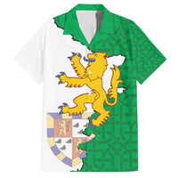 Radnorshire Wales Family Matching Short Sleeve Bodycon Dress and Hawaiian Shirt Map and Emblem Celtic Style - Wonder Print Shop