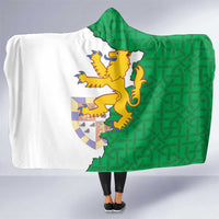 Radnorshire Wales Hooded Blanket Map and Emblem Celtic Style - Wonder Print Shop