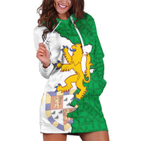 Radnorshire Wales Hoodie Dress Map and Emblem Celtic Style - Wonder Print Shop