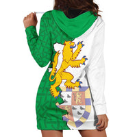 Radnorshire Wales Hoodie Dress Map and Emblem Celtic Style - Wonder Print Shop