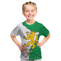 Radnorshire Wales Kid T Shirt Map and Emblem Celtic Style - Wonder Print Shop