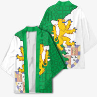 Radnorshire Wales Kimono Map and Emblem Celtic Style - Wonder Print Shop