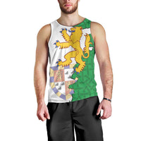Radnorshire Wales Men Tank Top Map and Emblem Celtic Style - Wonder Print Shop