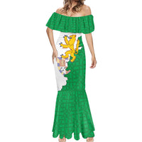 Radnorshire Wales Mermaid Dress Map and Emblem Celtic Style - Wonder Print Shop