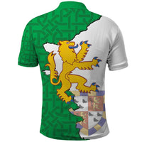 Radnorshire Wales Polo Shirt Map and Emblem Celtic Style - Wonder Print Shop