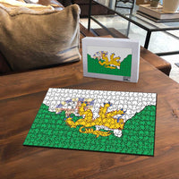 Radnorshire Wales Puzzle Map and Emblem Celtic Style - Wonder Print Shop