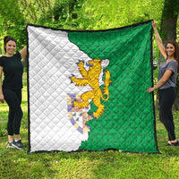 Radnorshire Wales Quilt Map and Emblem Celtic Style - Wonder Print Shop