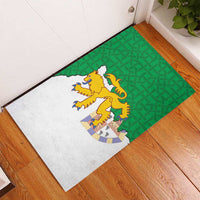 Radnorshire Wales Rubber Doormat Map and Emblem Celtic Style - Wonder Print Shop