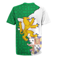 Radnorshire Wales Rugby Jersey Map and Emblem Celtic Style - Wonder Print Shop