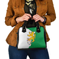 Radnorshire Wales Shoulder Handbag Map and Emblem Celtic Style - Wonder Print Shop