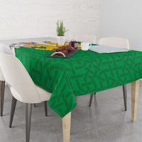 Radnorshire Wales Tablecloth Map and Emblem Celtic Style - Wonder Print Shop