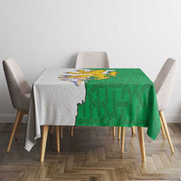Radnorshire Wales Tablecloth Map and Emblem Celtic Style - Wonder Print Shop
