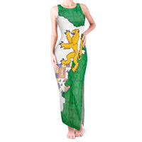 Radnorshire Wales Tank Maxi Dress Map and Emblem Celtic Style - Wonder Print Shop