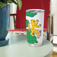 Radnorshire Wales Tumbler Cup Map and Emblem Celtic Style - Wonder Print Shop