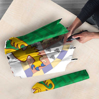 Radnorshire Wales Umbrella Map and Emblem Celtic Style - Wonder Print Shop